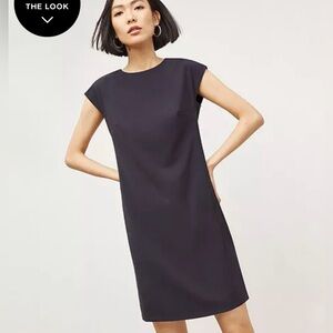 MM Lafleur Maaza Shift Dress in Dark Grey - size 10!